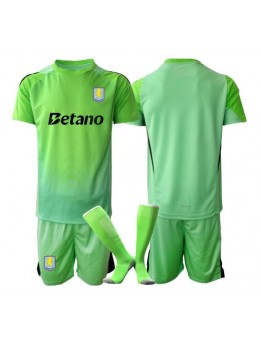 Aston Villa Golmanski Dječji Gostujuci Dres kompleti 2025-26 Kratak Rukavima (+ kratke hlače)